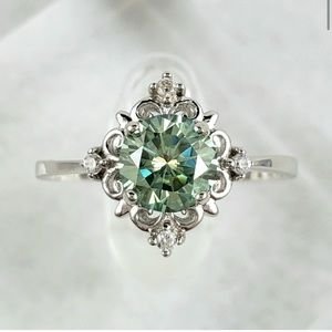 Diamond Moissanite Ring 925